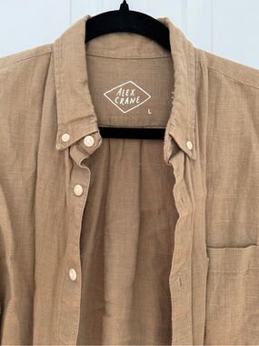 Alex Crane “Playa” Linen Button Down (L)
